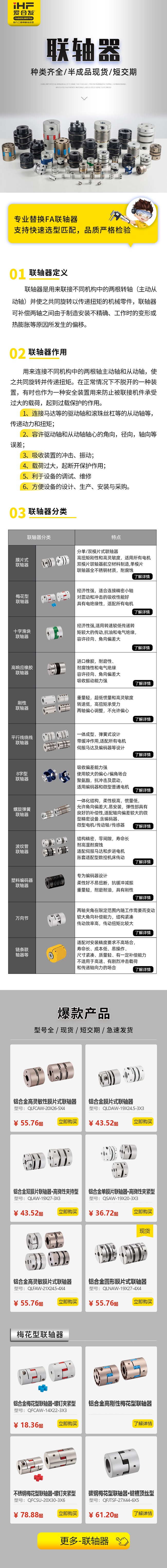 「優(yōu)品推薦」這些聯(lián)軸器您都認(rèn)識嗎？
